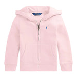 Ralph Lauren Felpa tinta unita con Zip E Cappuccio Rosa per Bambina 312833560028 ROSA RALPH LAUREN 