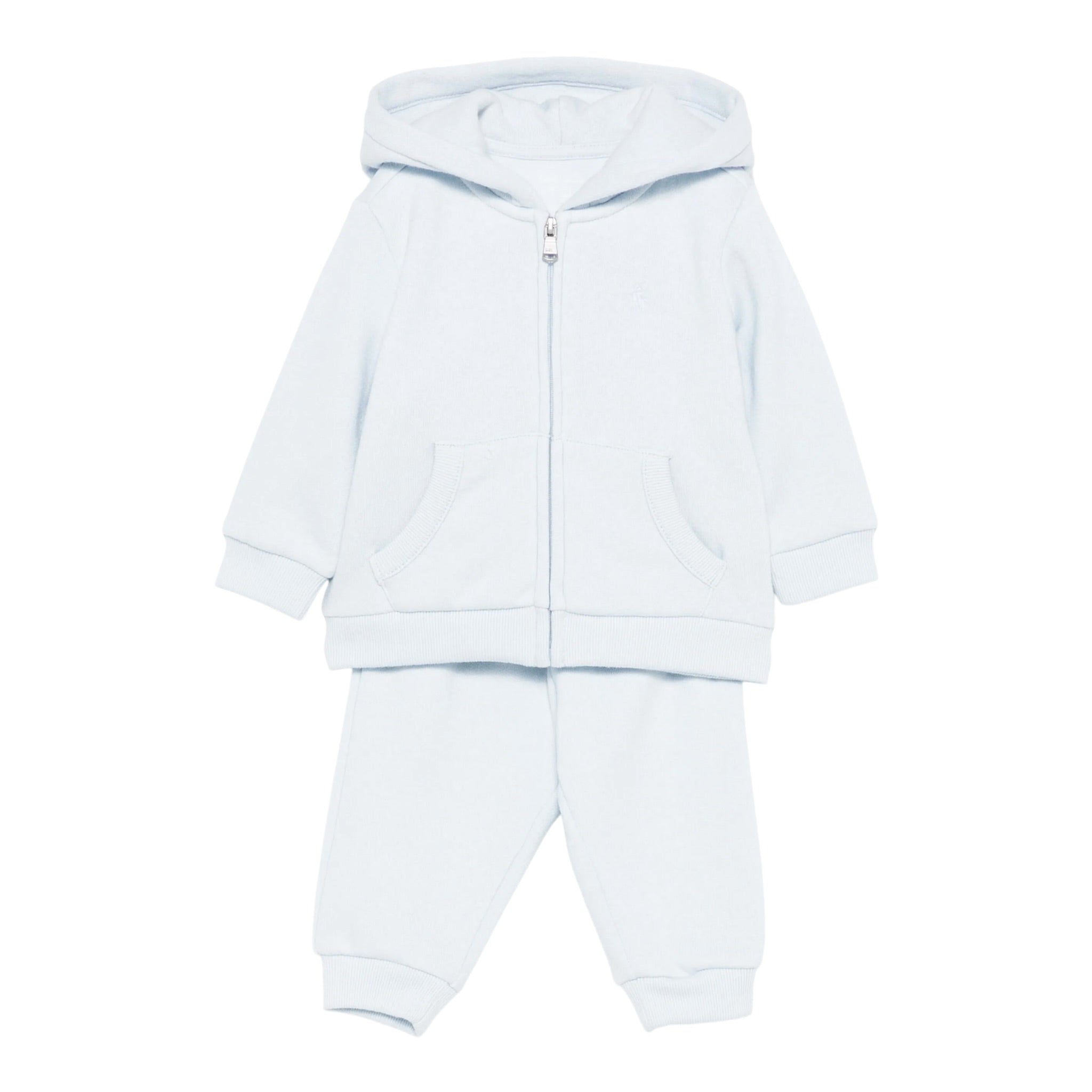 Ralph Lauren Completo 2Pz Felpa-Pantalone Azzurro per Neonato 320879018003X AZZURRO RALPH LAUREN 
