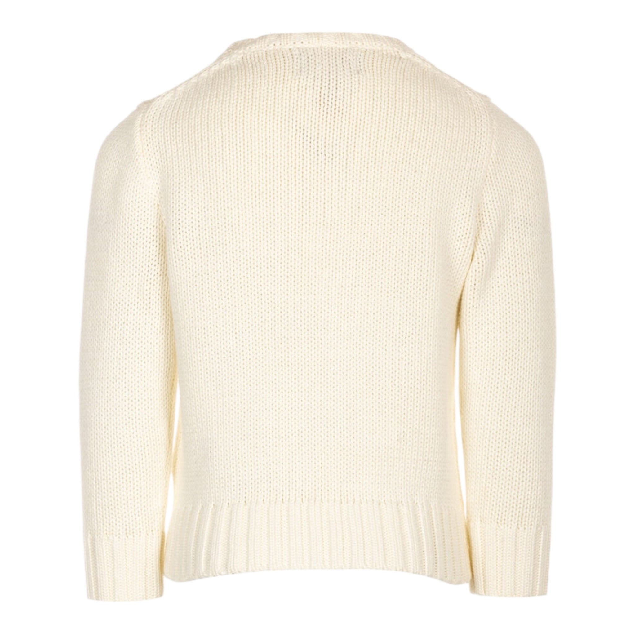 Ralph Lauren Maglia tinta unita con Stampa Panna per Bambino 322668285006 PANNA RALPH LAUREN 