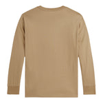 Ralph Lauren Shirt tinta unita con Logo Beige per Neonato 322853891023N BEIGE RALPH LAUREN 