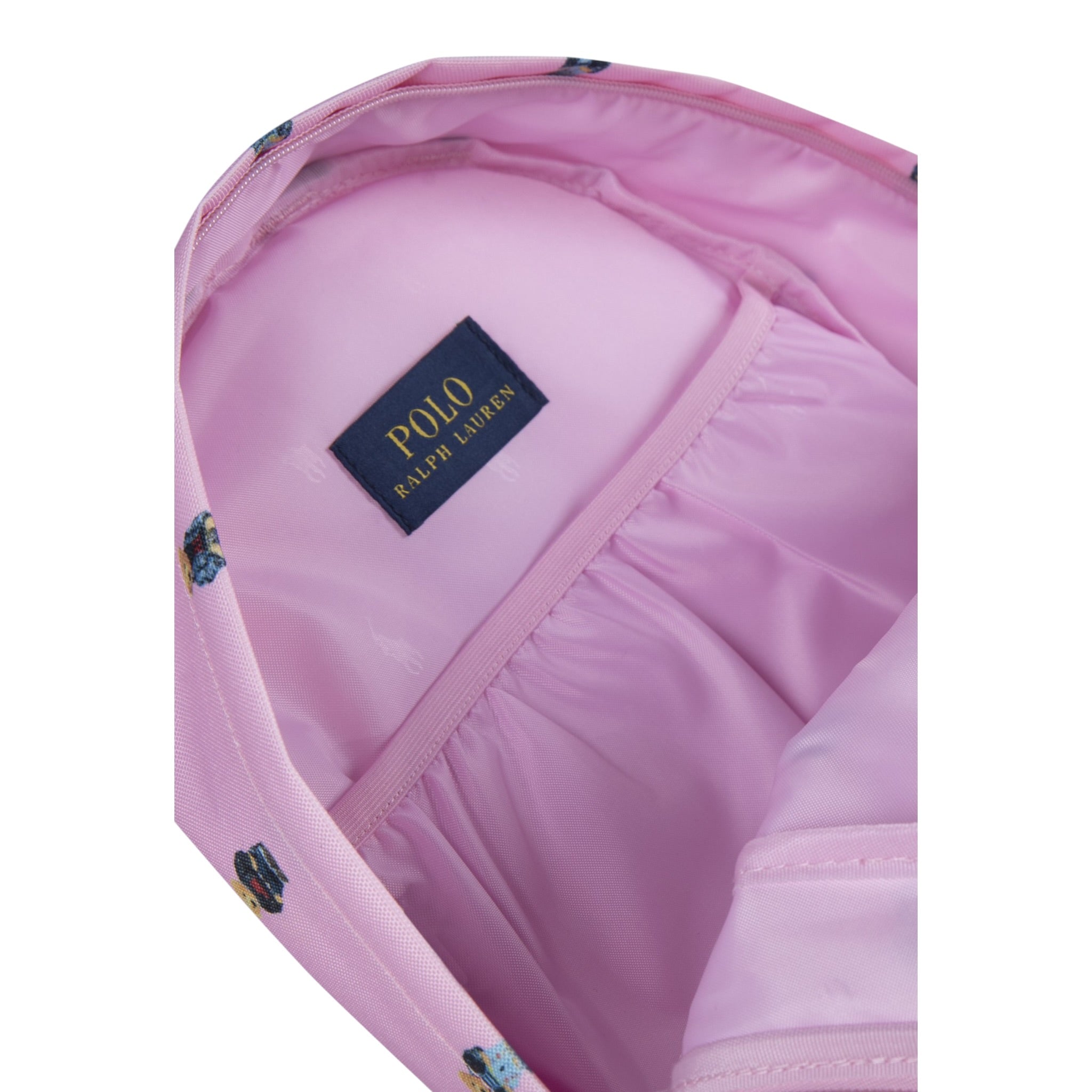 Ralph Lauren Zaino tinta unita con Orsi Rosa per Bambina 9A5016 ROSA RALPH LAUREN 