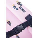 Ralph Lauren Zaino tinta unita con Orsi Rosa per Bambina 9A5016 ROSA RALPH LAUREN 