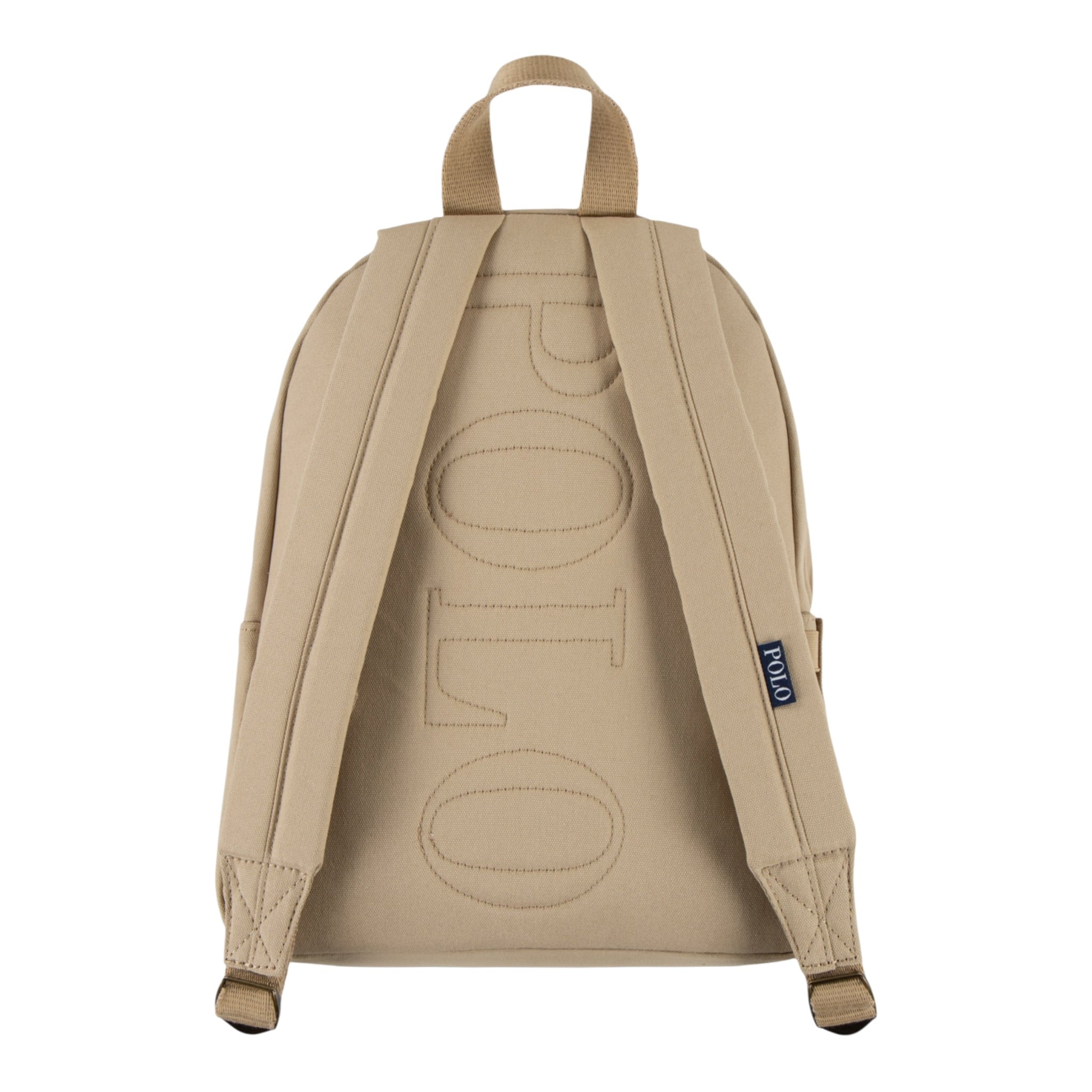 Ralph Lauren Zaino tinta unita con Logo Beige per Bambino 9AR076 BEIGE RALPH LAUREN 