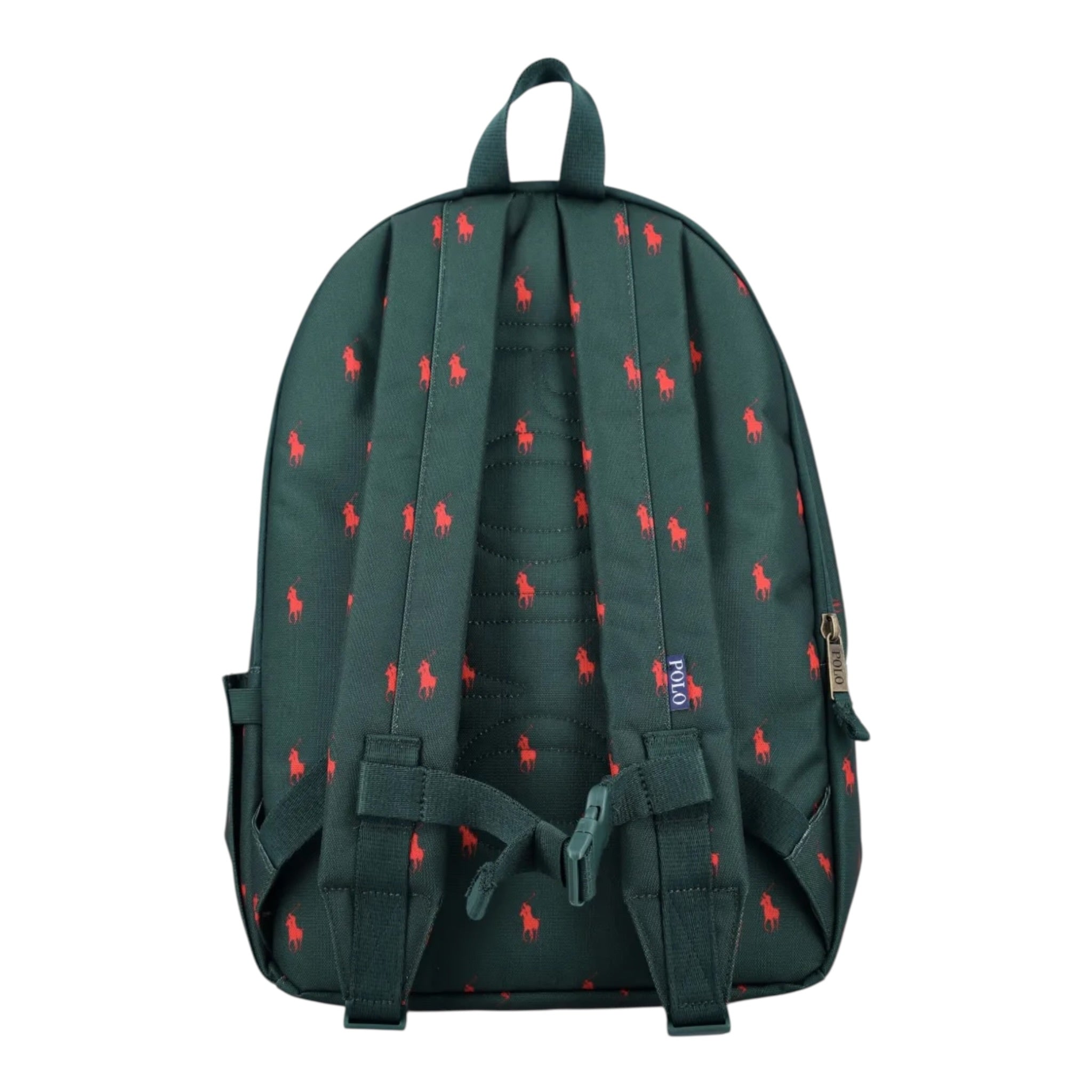 Ralph Lauren Zaino tinta unita con Logo Verde per Bambino 9AR153 VERDE RALPH LAUREN 