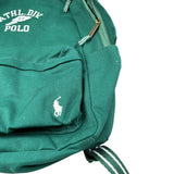 Ralph Lauren Zaino tinta unita con Logo Verde per Bambino 9AR195 VERDE RALPH LAUREN 