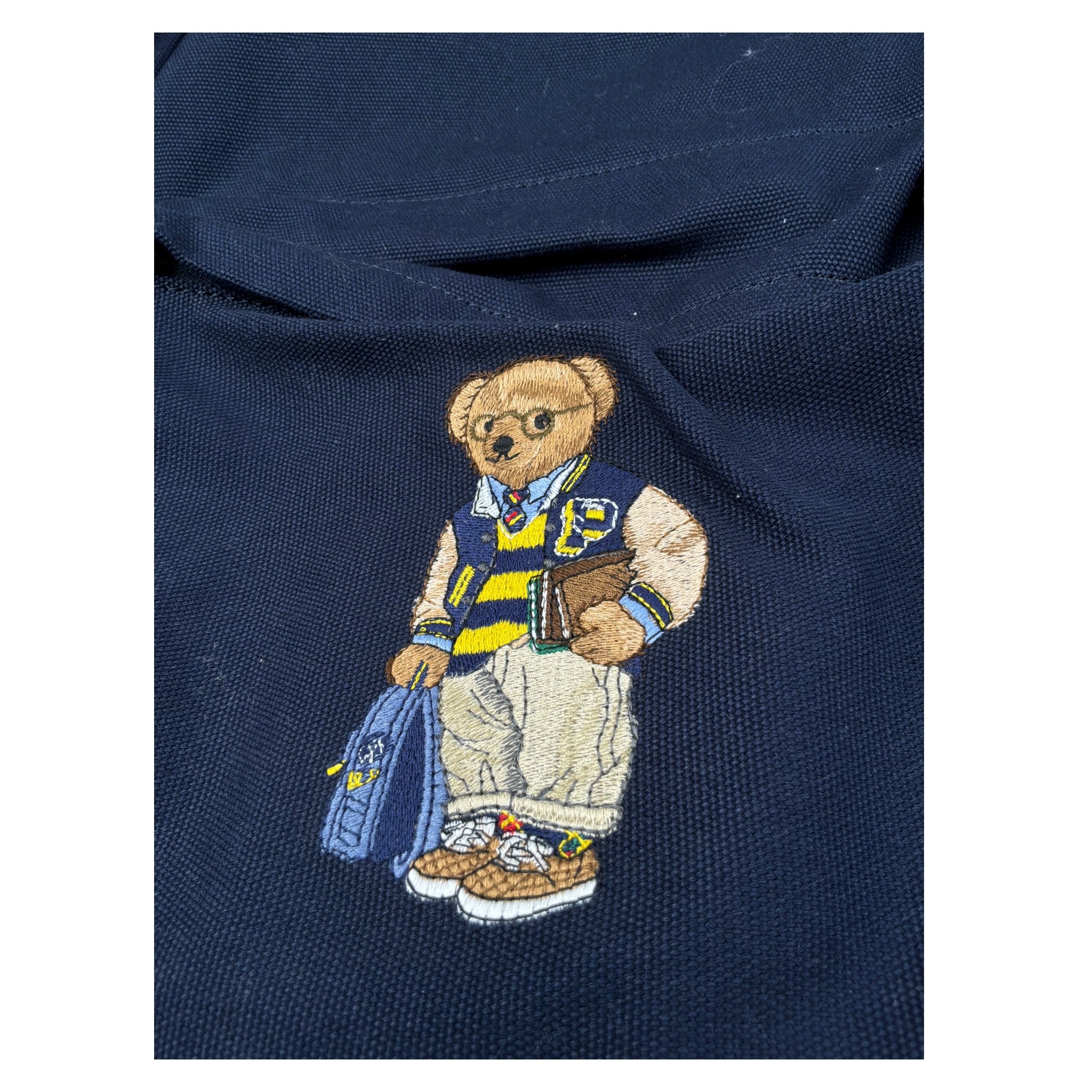 Ralph Lauren Zaino tinta unita con Logo Blu per Bambino 9AR203 BLU RALPH LAUREN 