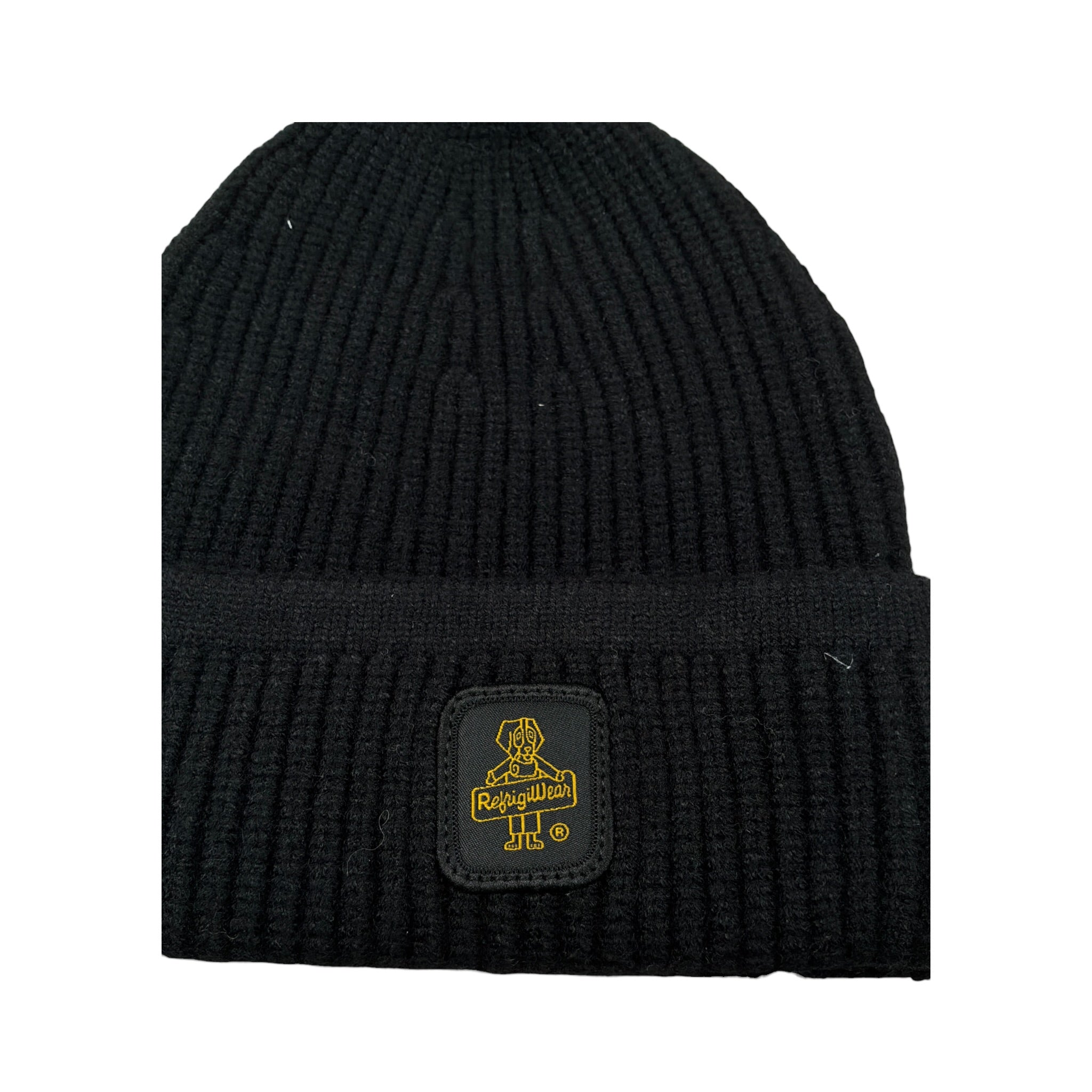 Refrigiwear Cappello tinta unita con Logo Nero per Bambino R1094W25X NERO REFRIGIWEAR 