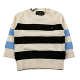 Refrigiwear Maglia Girocollo Fantasia A Righe Beige per Bambino RB1322W25 BEIGE REFRIGIWEAR 