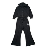 Refrigiwear Completo 2 Pezzi Felpa-Pantalone Nero per Neonata RG12480W25 NERO REFRIGIWEAR 