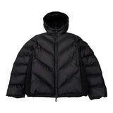 Refrigiwear Giubbino tinta unita con Cappuccio Nero per Bambina RG1408W25X NERO REFRIGIWEAR 