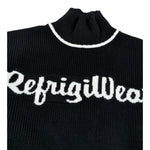 Refrigiwear Maglia Collo Alto tinta unita con Logo Nero per Bambina RG1416W25XX NERO REFRIGIWEAR 