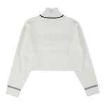 Refrigiwear Maglia Collo Alto tinta unita con Logo Panna per Bambina RG1416W25XXX PANNA REFRIGIWEAR 