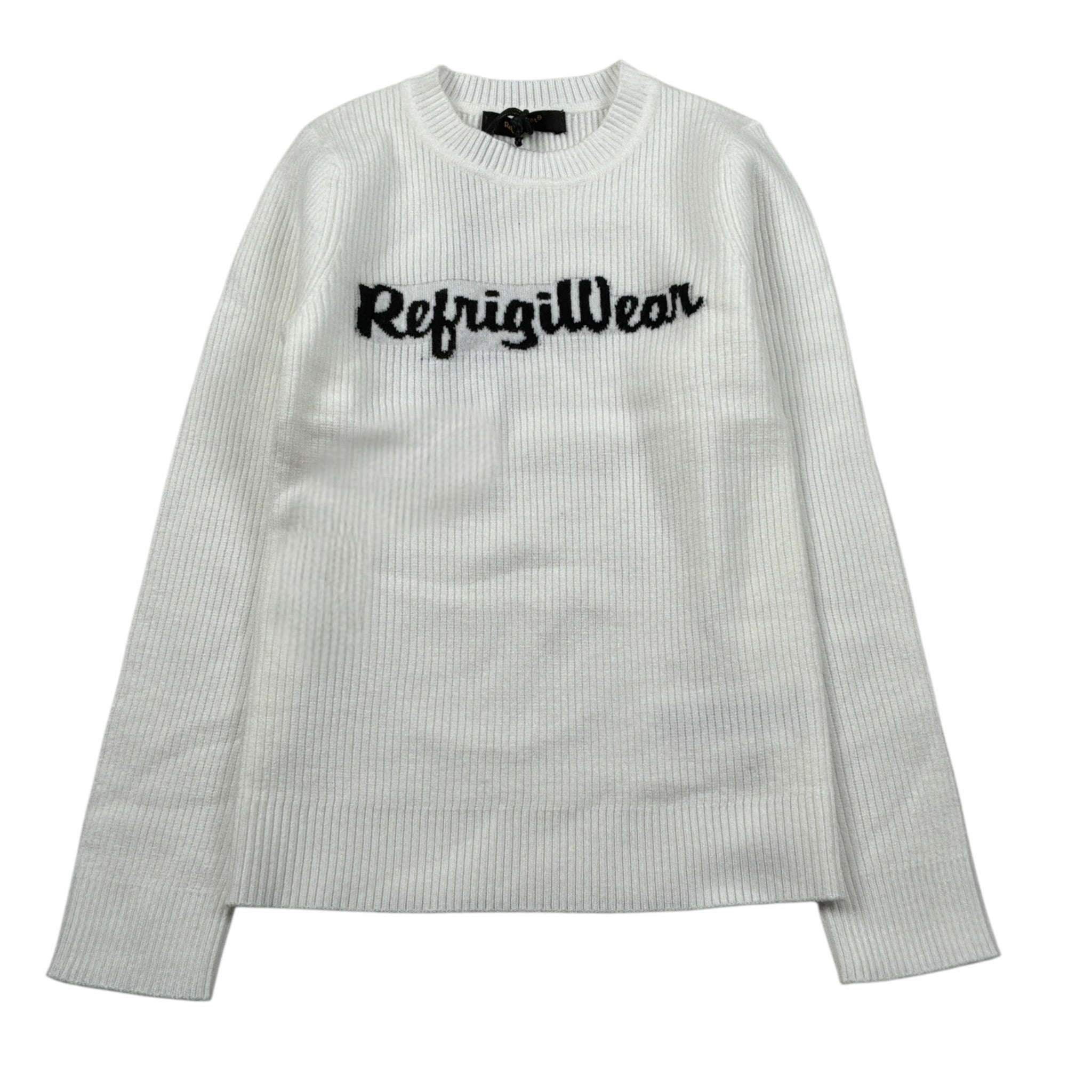 Refrigiwear Maglia Girocollo tinta unita con Stampa Panna per Bambina RG145W25 PANNA REFRIGIWEAR 
