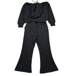 Refrigiwear Completo 2 Pezzi Felpa-Pantalone tinta unita Nero per Neonata RG1480W25 NERO REFRIGIWEAR 
