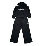 Refrigiwear Completo 2 Pezzi Felpa-Pantalone tinta unita Nero per Neonata RG1481W25NX NERO REFRIGIWEAR 