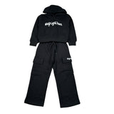 Refrigiwear Completo 2 Pezzi Felpa-Pantalone tinta unita Nero per Neonata RG1481W25NX NERO REFRIGIWEAR 