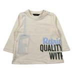 Refrigiwear Shirt Girocollo tinta unita con Stampe Panna per Neonato RN126W25 PANNA REFRIGIWEAR 
