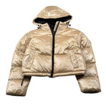 Refrigiwear Giubbino tinta unita con Cappuccio Beige per Bambina RWG961 BEIGE REFRIGIWEAR 