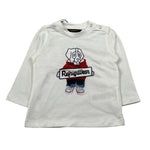 Refrigiwear Shirt Girocollo tinta unita con Stampa Bianco per Neonato RWN816 BIANCO REFRIGIWEAR 