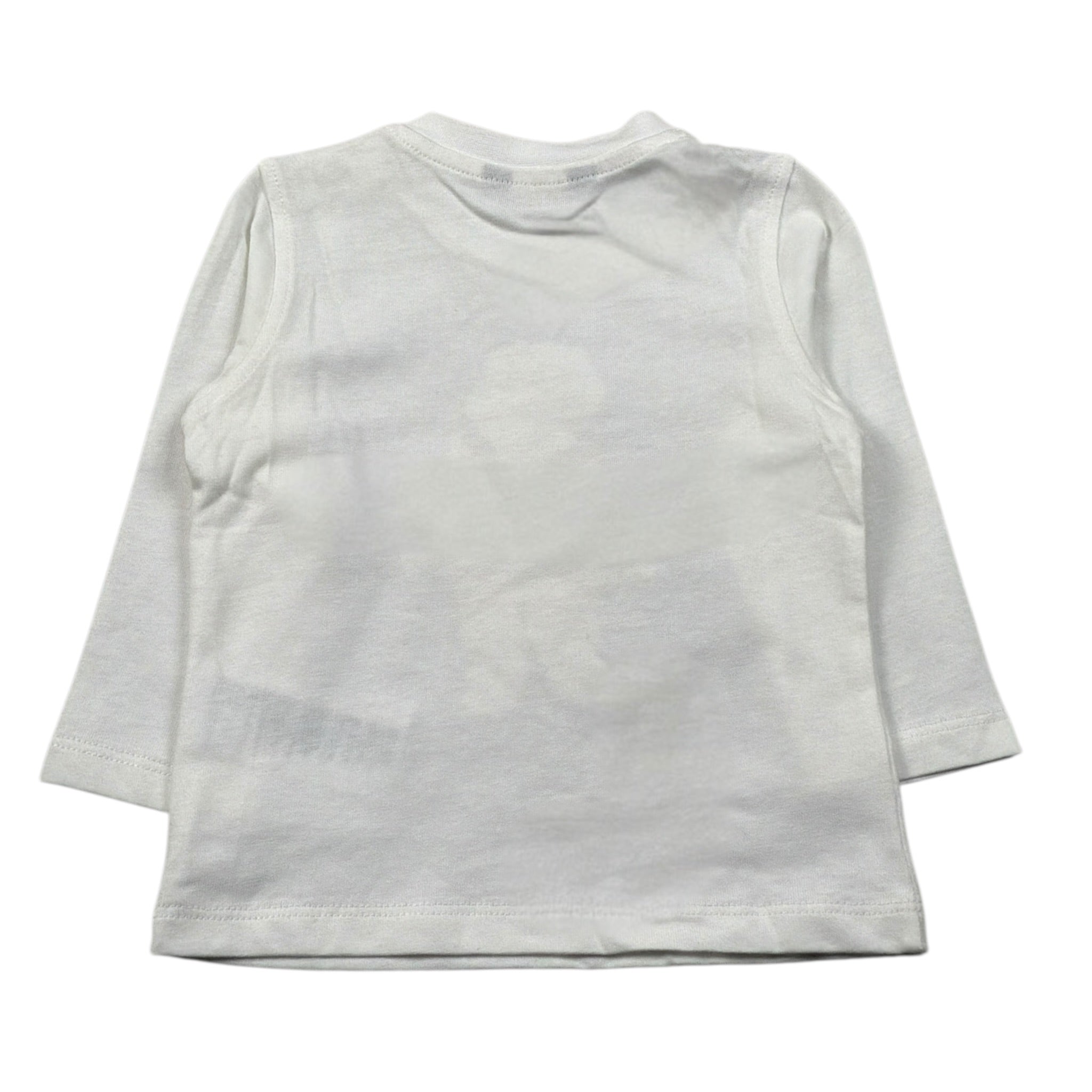 Refrigiwear Shirt Girocollo tinta unita con Stampa Bianco per Neonato RWN816 BIANCO REFRIGIWEAR 