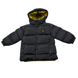 Refrigiwear Giubbino tinta unita con Cappuccio Nero per Neonato RWN822 NERO REFRIGIWEAR 