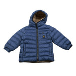 Refrigiwear Giubbino tinta unita con Cappuccio Blu per Neonato RWN8244 BLU REFRIGIWEAR 