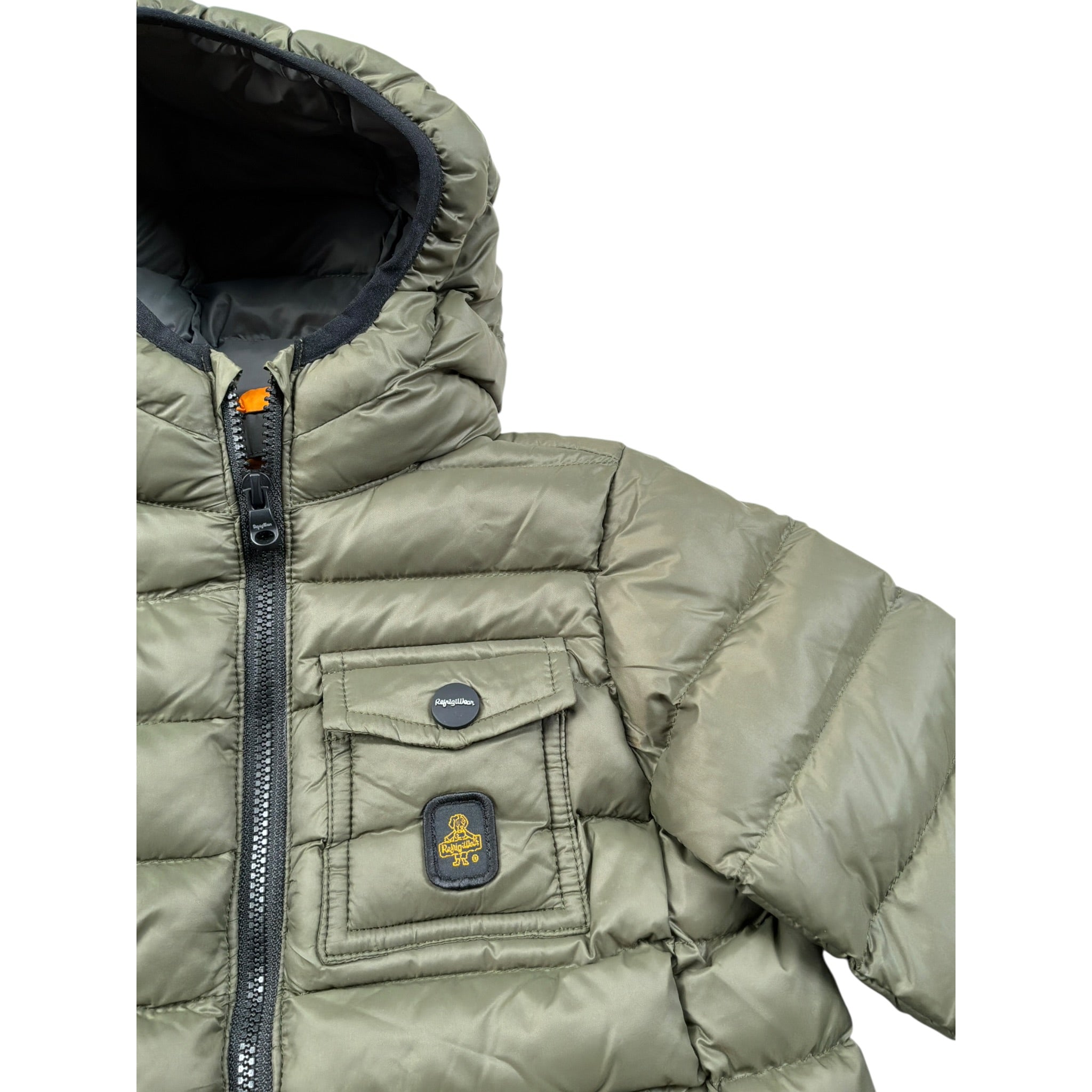 Refrigiwear Giubbino tinta unita con Cappuccio Verde per Neonato RWN824 VERDE REFRIGIWEAR 