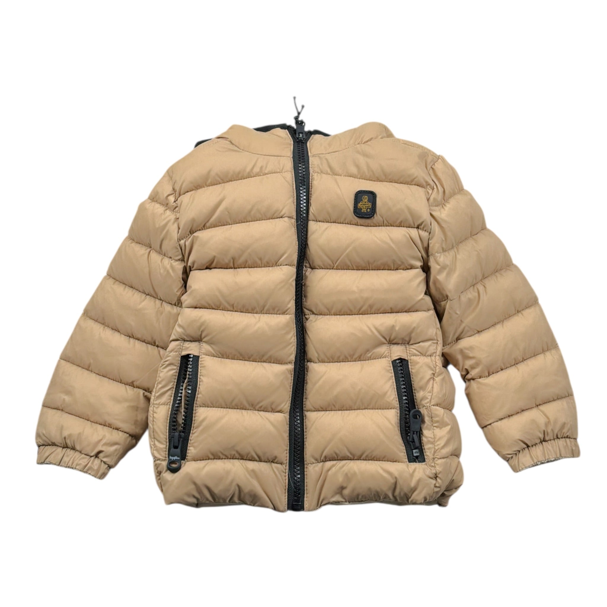 Refrigiwear Giubbino Reversibile con Zip E Cappuccio Beige per Neonato RWN825 BEIGE REFRIGIWEAR 