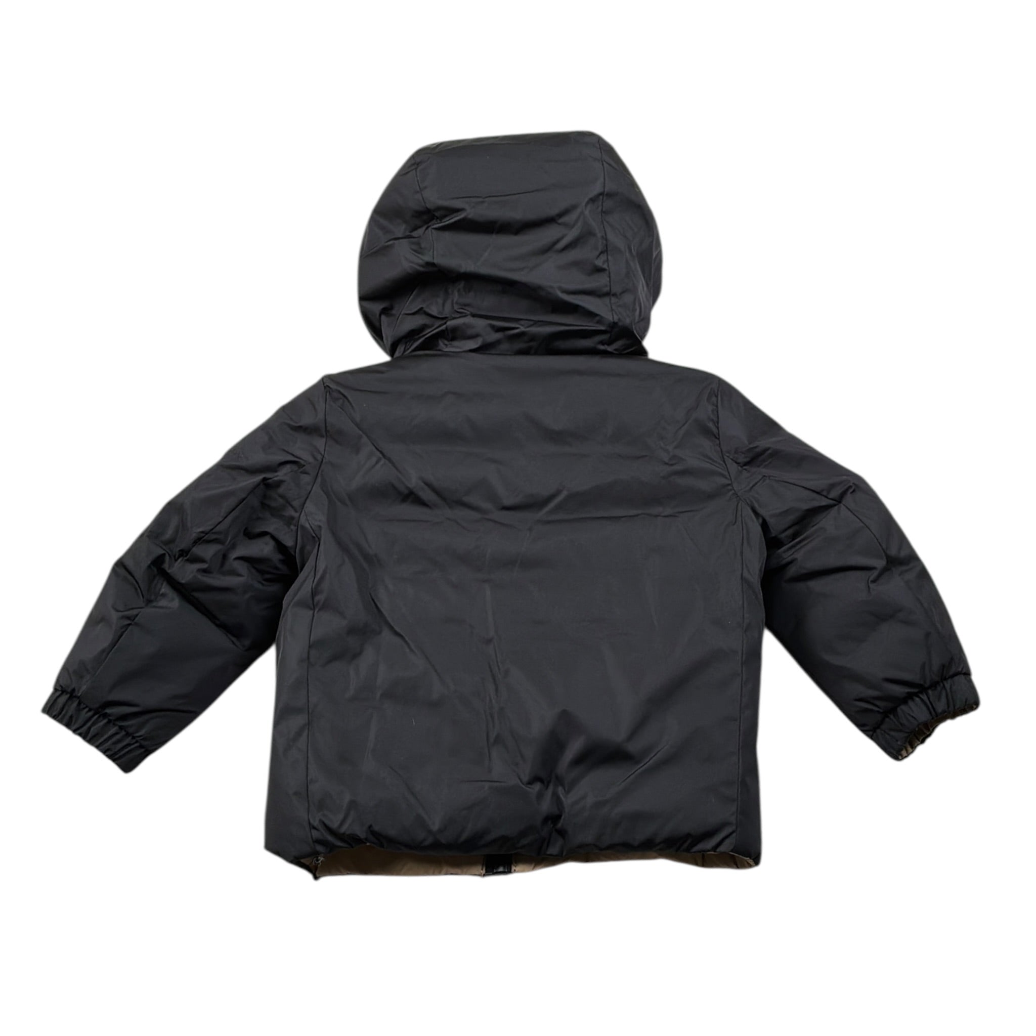 Refrigiwear Giubbino Reversibile con Zip E Cappuccio Nero/Beige per Neonato RWN825X NERO/BEIGE REFRIGIWEAR 