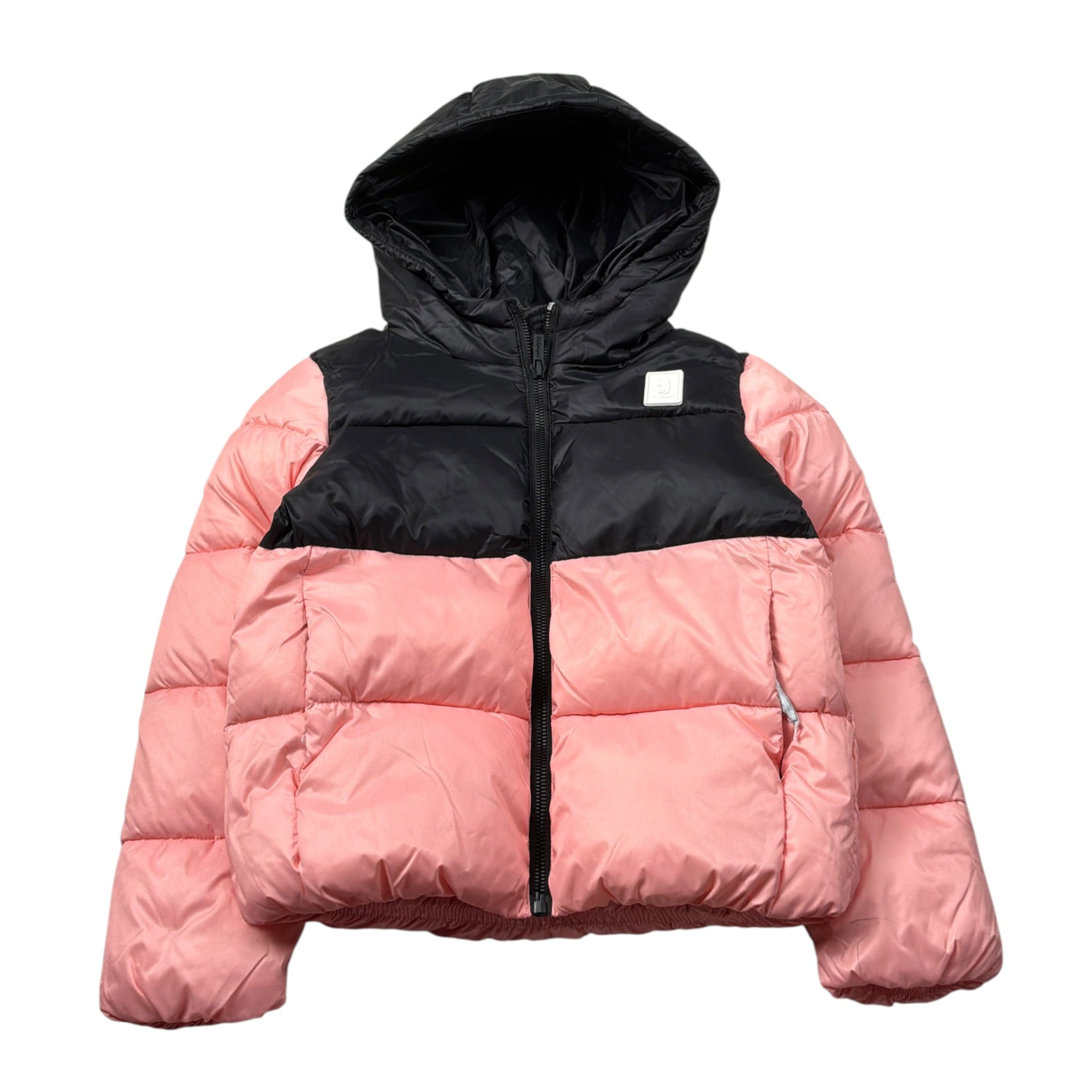 Refrigue Giubbino tinta unita con Zip Nero/Rosa per Neonata 2831O000031XX NERO/ROSA REFRIGUE 