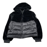 Refrigue Giubbino tinta unita con Cappuccio Nero per Bambina 2841O00045XX NERO REFRIGUE 