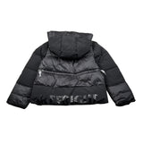 Refrigue Giubbino tinta unita con Zip E Cappuccio Nero per Bambino 2841O00046 NERO REFRIGUE 