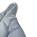 Refrigue Giubbino tinta unita con Pelliccia E Cappuccio Azzurro per Neonata 2881O00013X AZZURRO REFRIGUE 