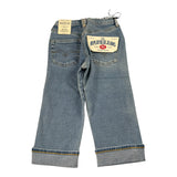 Replay Jeans tinta unita con Girovita Regolabile Azzurro per Bambino B9Z1050 AZZURRO REPLAY 