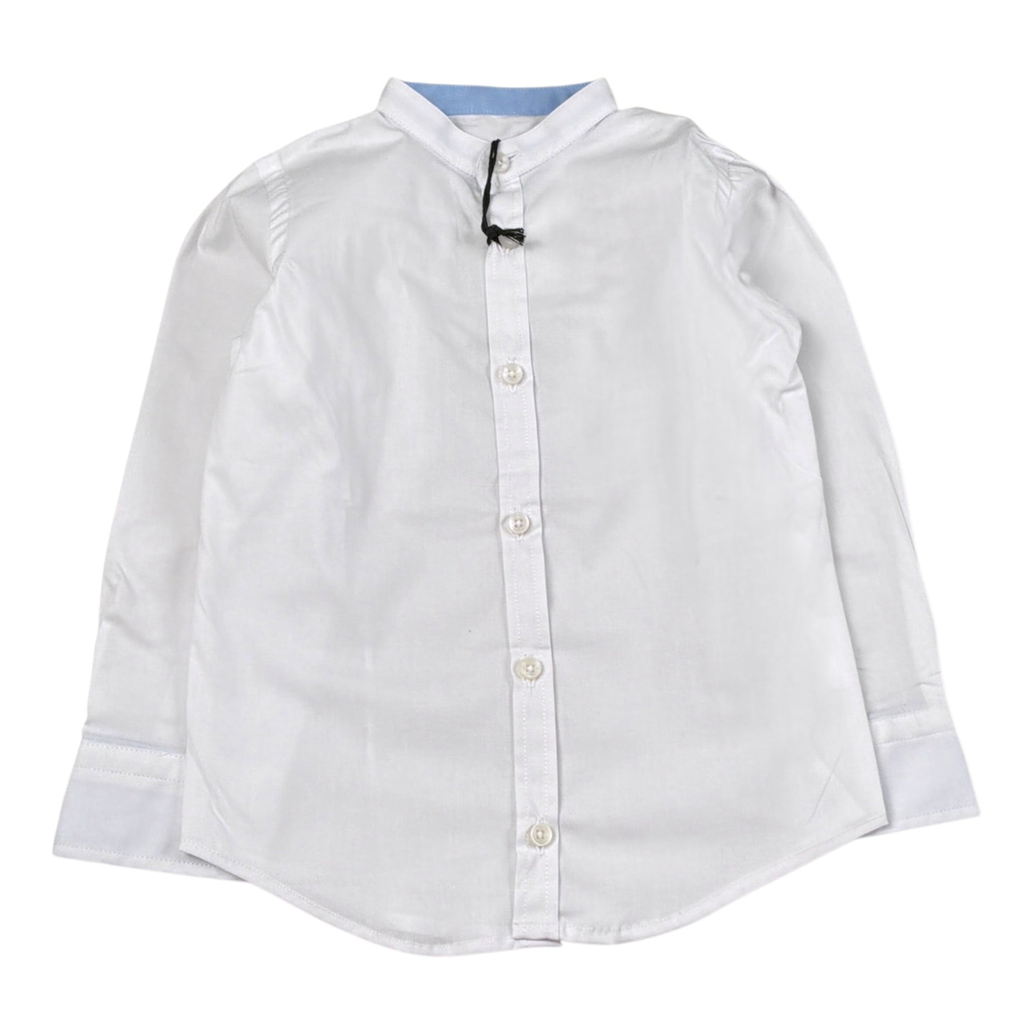Ronnie Kay Camicie tinta unita con Colletto Coreano Bianco per Bambino RK1333 BIANCO RONNIE KAY 