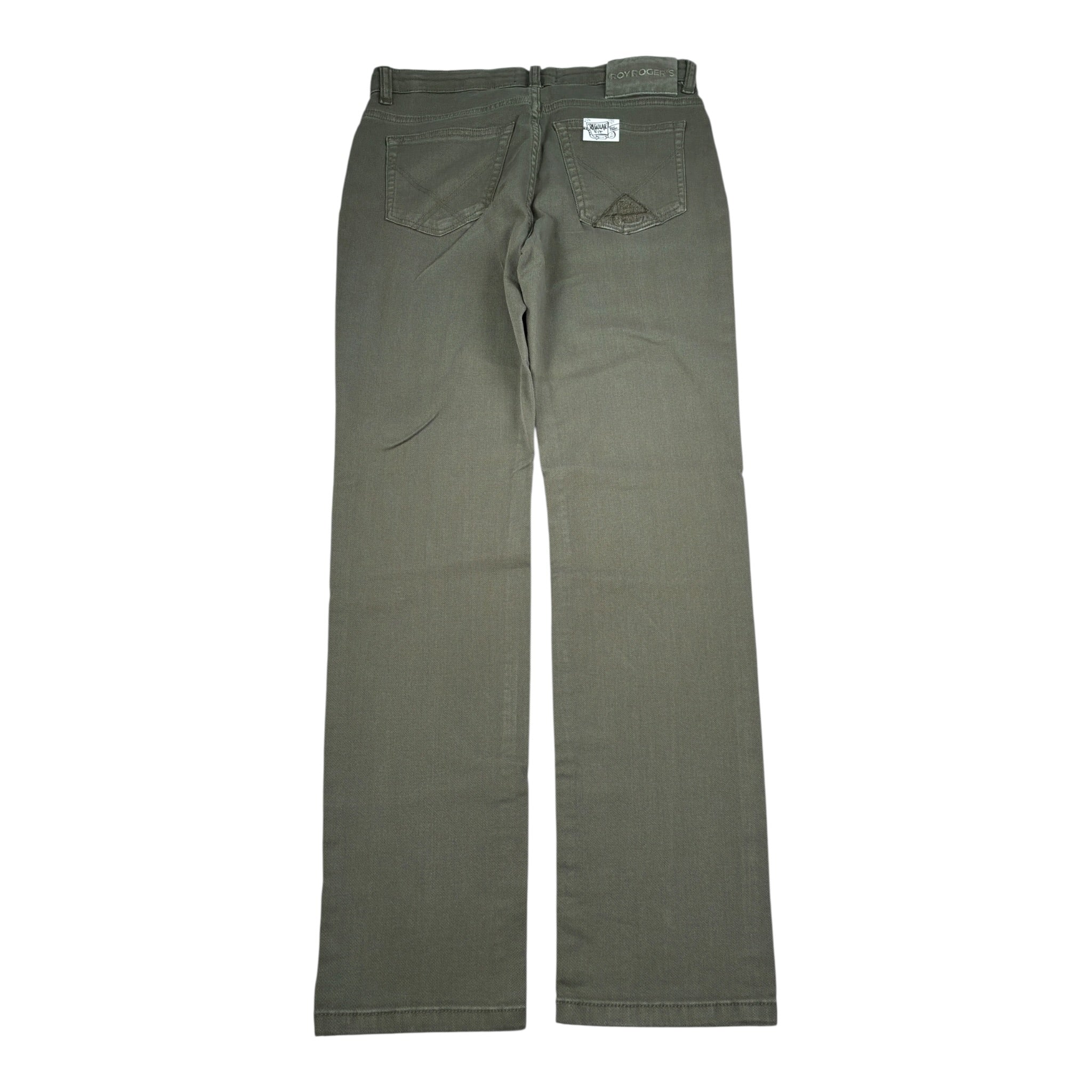 Roy Roger'S Pantalone tinta unita con Girovita Regolabile Verde per Bambino RF110 VERDE ROY ROGER'S 