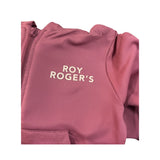 Roy Roger'S Felpa tinta unita con Zip E Cappuccio Rosa per Neonata RF186AX ROSA ROY ROGER'S 
