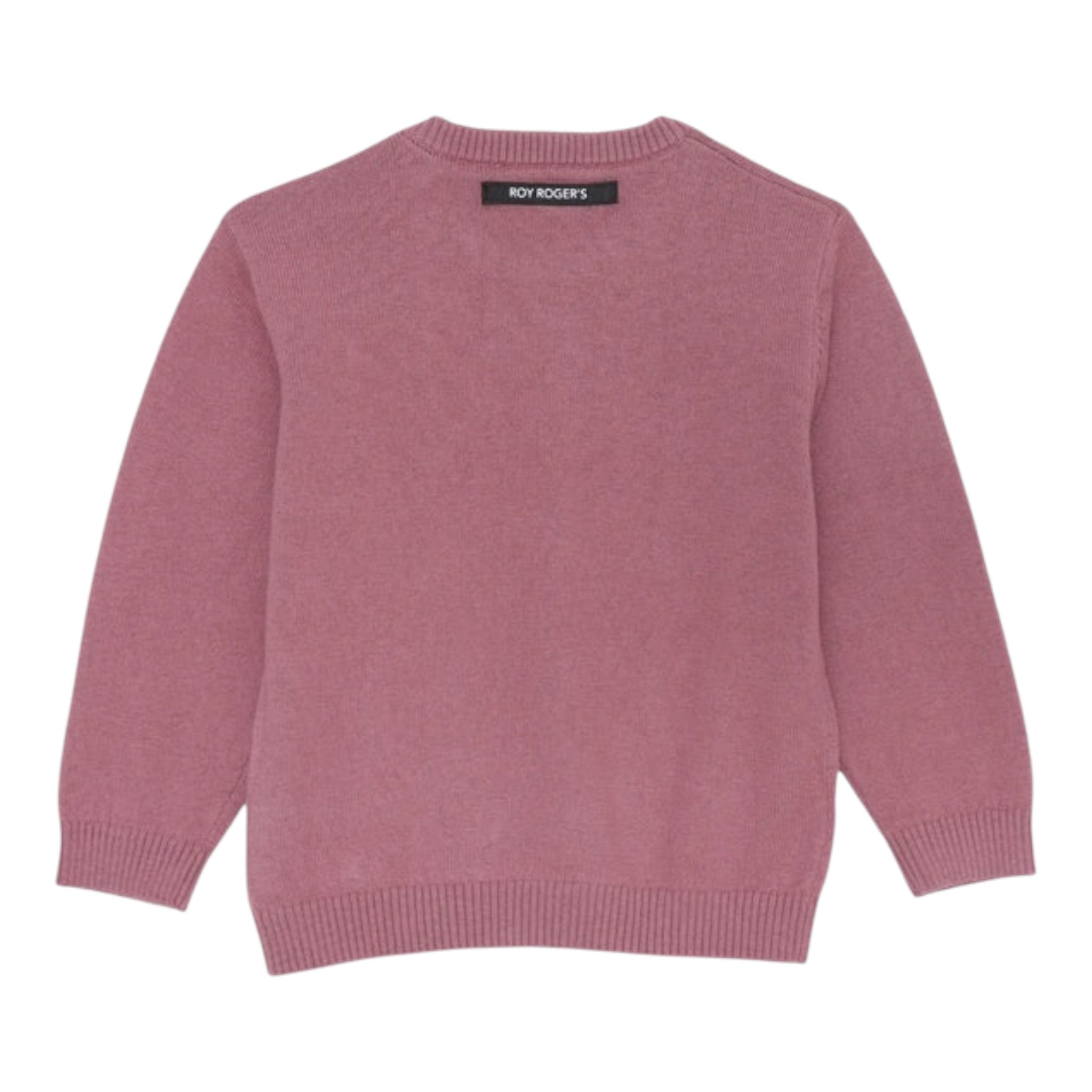 Roy Roger'S Maglia tinta unita Girocollo Rosa per Neonato RF190AX ROSA ROY ROGER'S 