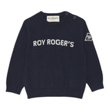 Roy Roger'S Maglia tinta unita Girocollo Blu per Neonato RF190 BLU ROY ROGER'S 