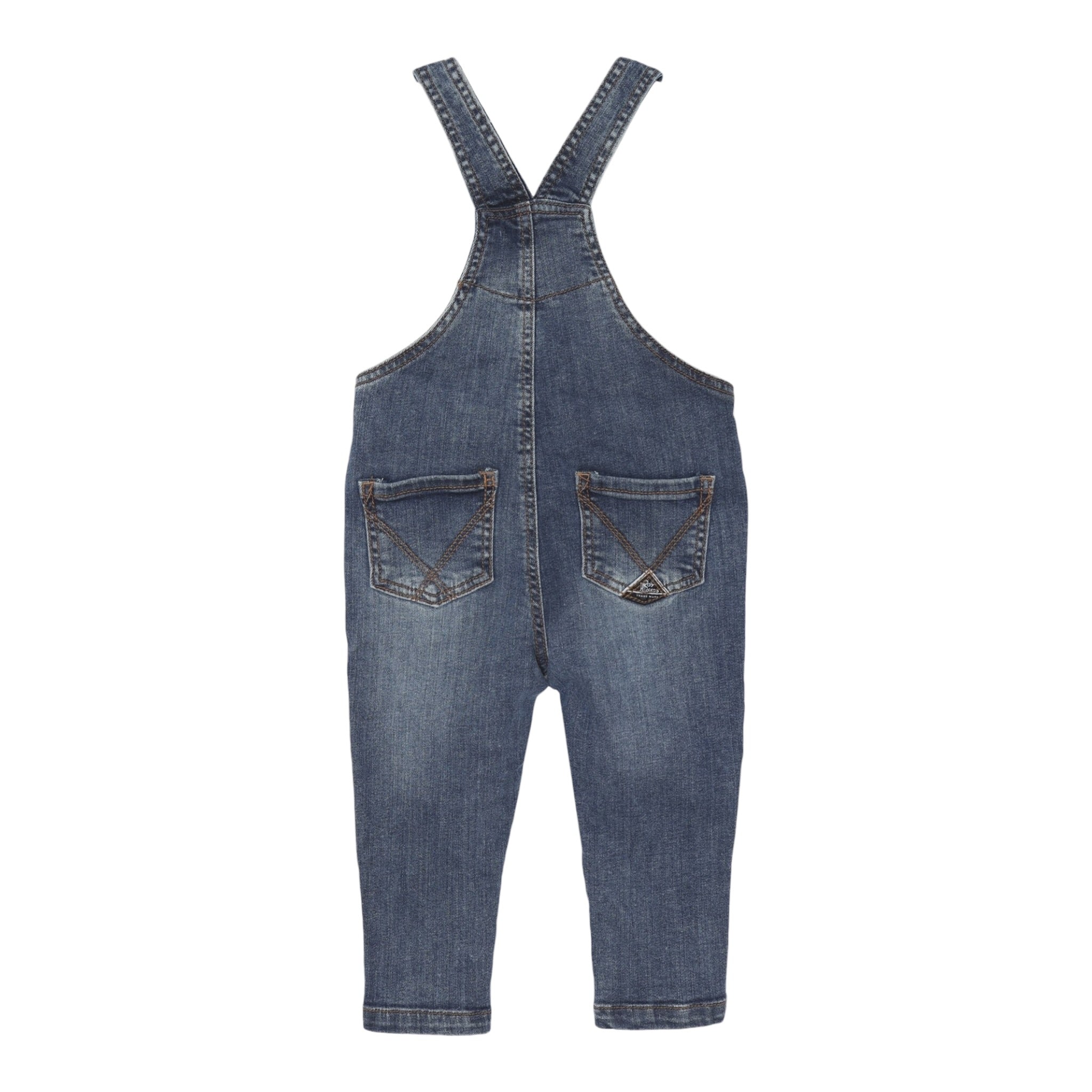 Roy Roger'S Completo 2 Pezzi Salopette-Shirt Blu per Neonata RF194 BLU ROY ROGER'S 
