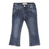 Roy Roger'S Jeans tinta unita con Girovita Regolabile Modello Zampa Blu per Neonata RF196X BLU ROY ROGER'S 