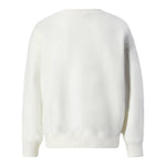 Saint Barth Felpa Chiusa Girocollo tinta unita con Logo Panna per Bambina 01053I PANNA SAINT BARTH 