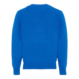 Saint Barth Maglia tinta unita con Stampa Blu per Bambino 023552J BLU SAINT BARTH 