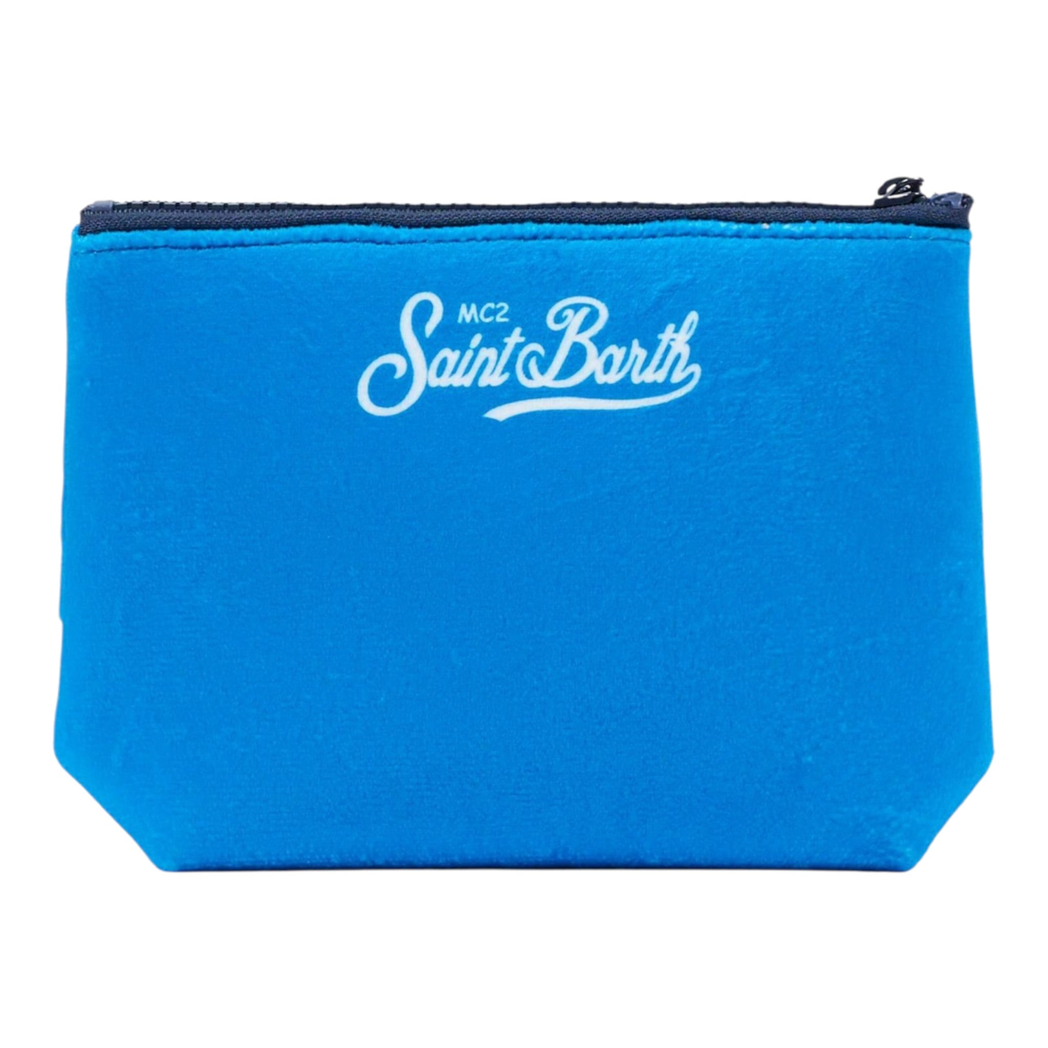 Saint Barth Borsello tinta unita con Stampa Azzurro per Bambino ALI00022 AZZURRO SAINT BARTH 