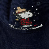 Saint Barth Cappello Modello Berretto tinta unita con Stampa Blu per Bambino BASEBALL BLU SAINT BARTH 