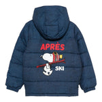 Saint Barth Giubbino tinta unita con Bottoni E Cappuccio Blu per Bambino BAX00600907I BLU SAINT BARTH 