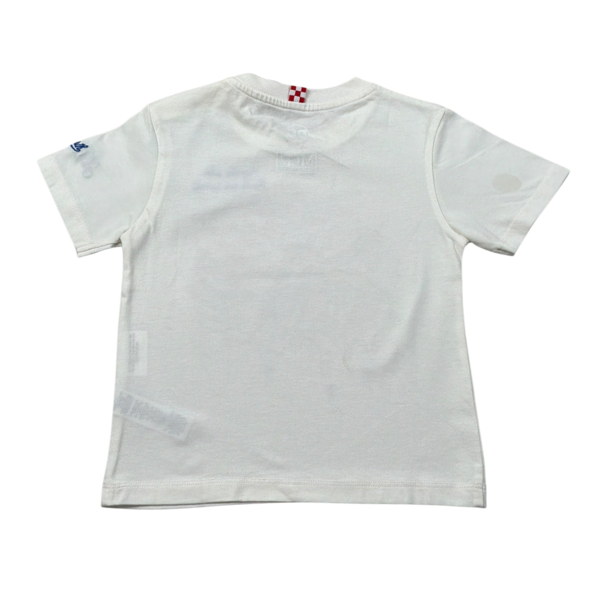 Saint Barth T-Shirt Girocollo tinta unita con Stampa Bianco per Neonato CAM0001 BIANCO SAINT BARTH 