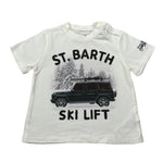 Saint Barth Shirt Girocollo tinta unita Bianco per Neonato CAM000300 BIANCO SAINT BARTH 
