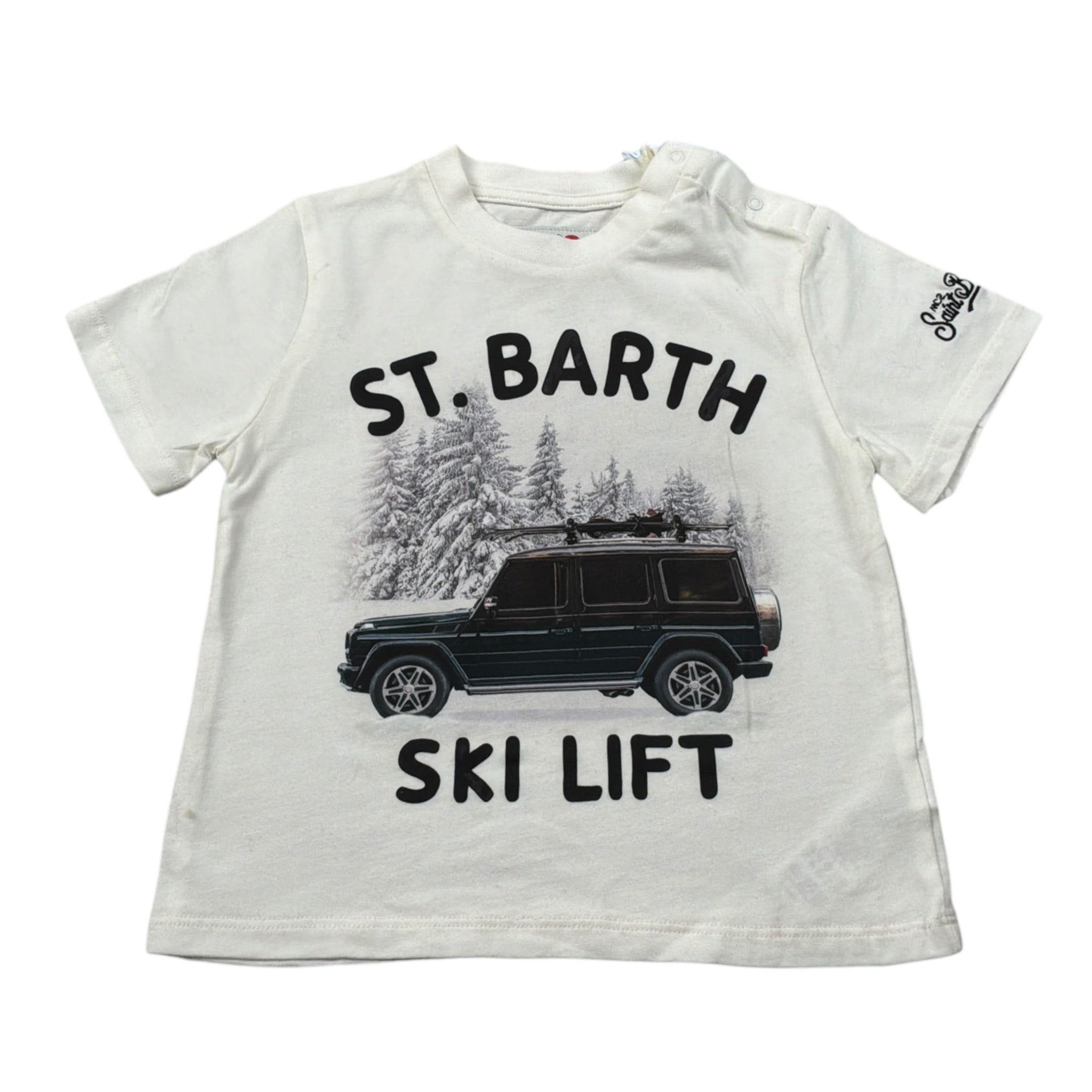 Saint Barth Shirt Girocollo tinta unita Bianco per Neonato CAM000300 BIANCO SAINT BARTH 