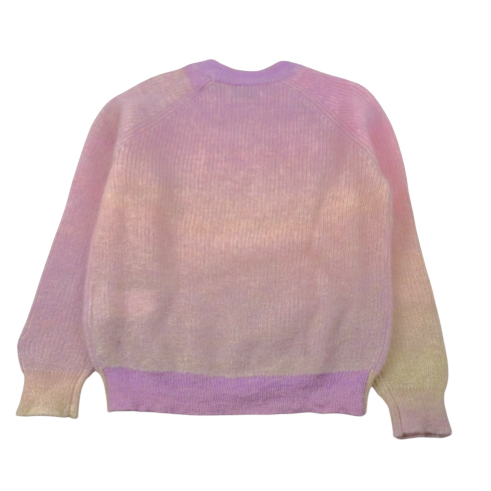Saint Barth Maglia Girocollo tinta unita con Stampa Rosa per Bambina CELLY ROSA SAINT BARTH 